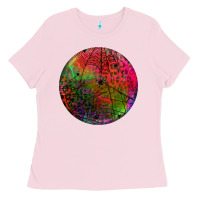Bubblegum Pink halloween round Ladies Tee - BundleAndBundleShop