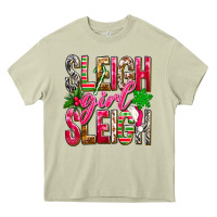 Mossy Sleigh girl sleigh Heavy Core Tee - NancyCooperArtShop