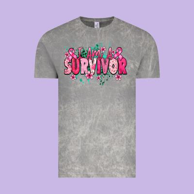 I Am A Survivor Vintage Tee Designed By Nancycooperartshop