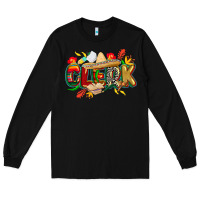 Black cinco de mayo clerk Long Sleeve Tee - CowGirlArtShop