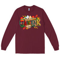 Burgundy cinco de mayo clerk Long Sleeve Tee - CowGirlArtShop