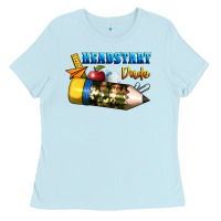 Baby Blue headstart dude Ladies Tee - BundleAndBundleShop