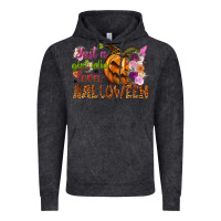 Vintage Black Just a girl who loves Halloween Vintage Hoodie - NancyCooperArtShop