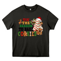 Asphalt Tis' the season to bake cookies Heavy Core Tee - NancyCooperArtShop