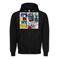 Black it's in my dna tumbler Zipper Hoodie - BundleAndBundleShop
