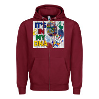 Burgundy it's in my dna tumbler Zipper Hoodie - BundleAndBundleShop