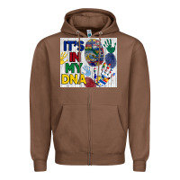 Chestnut it's in my dna tumbler Zipper Hoodie - BundleAndBundleShop