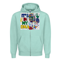 Seafoam it's in my dna tumbler Zipper Hoodie - BundleAndBundleShop