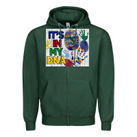 Sports Green it's in my dna tumbler Zipper Hoodie - BundleAndBundleShop