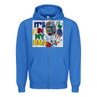 True Royal it's in my dna tumbler Zipper Hoodie - BundleAndBundleShop
