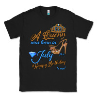 Black A Queen Was Born In July 24th Happy Birthday Classic Tee - Bettercallsaul