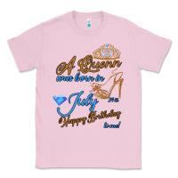 Bubblegum Pink A Queen Was Born In July 24th Happy Birthday Classic Tee - Bettercallsaul