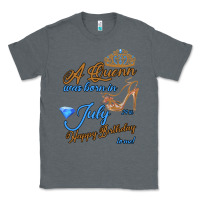 Charcoal Heather A Queen Was Born In July 24th Happy Birthday Classic Tee - Bettercallsaul