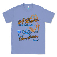 Colony Blue A Queen Was Born In July 24th Happy Birthday Classic Tee - Bettercallsaul
