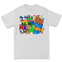 My Child Is Non Verbal But His Mama Aint Afro Premium Tee | Teevron