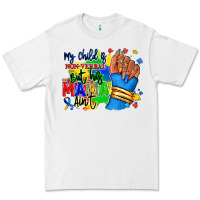 White my child is non verbal but his mama aint afro Premium Tee - RanaPortraitStore