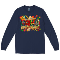 Navy cinco de mayo para professional Long Sleeve Tee - CowGirlArtShop