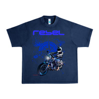 Navy cmx 1100 rebel custom Urban Heavy Tee - tuanDangUi