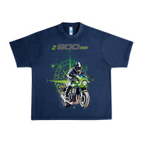 Navy kawa cafe racer z 9 rs 900 Urban Heavy Tee - tuanDangUi