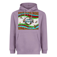 Lavender winter blessings leopard Heavyweight Hoodie - LillyAllenDesigns