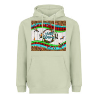 Matcha winter blessings leopard Heavyweight Hoodie - LillyAllenDesigns