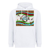 White winter blessings leopard Heavyweight Hoodie - LillyAllenDesigns