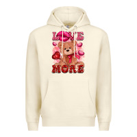 Love More With Toy Bear Premium Hoodie | Teevron