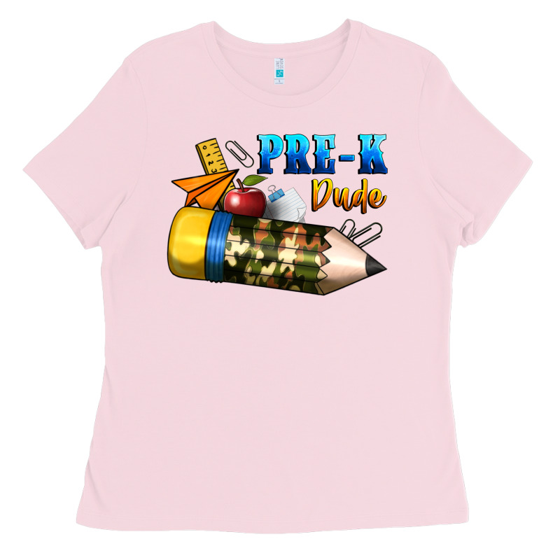 Pre K Dude Ladies Tee by BundleAndBundleShop | Teevron