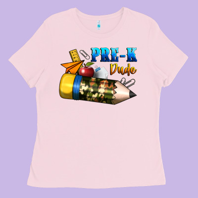 Pre K Dude Ladies Tee Designed By Bundleandbundleshop