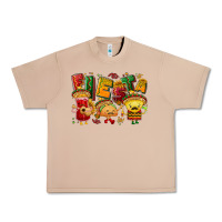 Burro Fiesta with taco, nacho, souce Urban Heavy Tee - NancyCooperArtShop