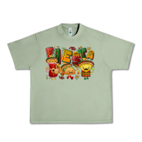 Oil Green Fiesta with taco, nacho, souce Urban Heavy Tee - NancyCooperArtShop