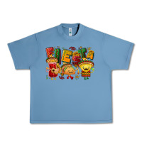 Pebble Blue Fiesta with taco, nacho, souce Urban Heavy Tee - NancyCooperArtShop