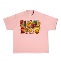 Salmon Fiesta with taco, nacho, souce Urban Heavy Tee - NancyCooperArtShop