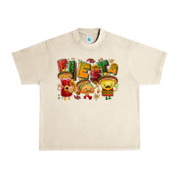 Sandshell Fiesta with taco, nacho, souce Urban Heavy Tee - NancyCooperArtShop