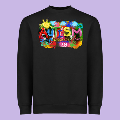 Autism Accept Understand Love Heavyweight Sweatshirt Designed By Fadigitalartstudio