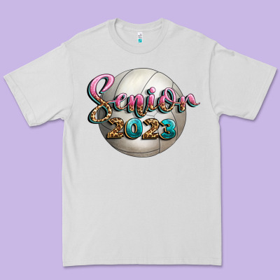 Volleyball Senior 2023 Premium Tee Designed By Bundleandbundleshop