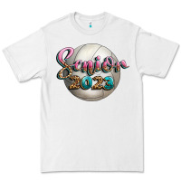 White volleyball senior 2023 Premium Tee - BundleAndBundleShop