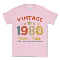 Bubblegum Pink Vintage 1980 Clothes 40 Years Old Retro 40th Birthday Classic Tee - Bettercallsaul