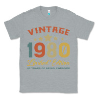 Heather Grey Vintage 1980 Clothes 40 Years Old Retro 40th Birthday Classic Tee - Bettercallsaul
