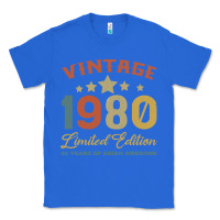 True Royal Vintage 1980 Clothes 40 Years Old Retro 40th Birthday Classic Tee - Bettercallsaul