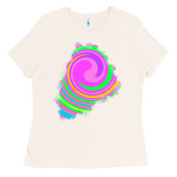 Bone tie dye patch Ladies Tee - RanaPortraitStore