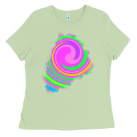Matcha tie dye patch Ladies Tee - RanaPortraitStore