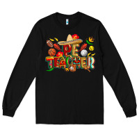Black cinco de mayo pe teacher Long Sleeve Tee - CowGirlArtShop