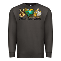Smoke Peace Love Ducks Premium Sweatshirt - LillyAllenDesigns