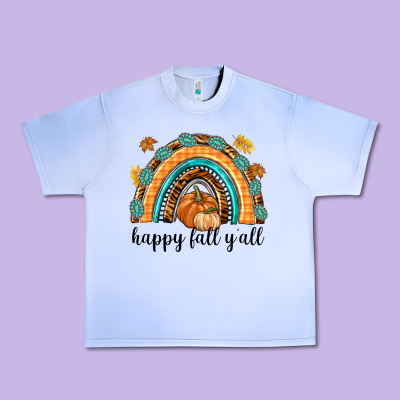 Happy Fall Y'all Urban Heavy Tee Designed By Texasbilliewilder