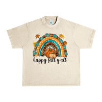 Sandshell Happy Fall Y'all Urban Heavy Tee - texasbilliewilder
