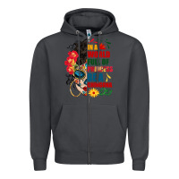 Smoke in a world full of princess be a chingona Zipper Hoodie - BundleAndBundleShop