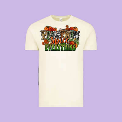 Pumpkin Spice Everything Fall Vintage Tee Designed By Nancycooperartshop