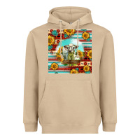 Mushroom Charolais Calf Gemstone Heavyweight Hoodie - LillyAllenDesigns