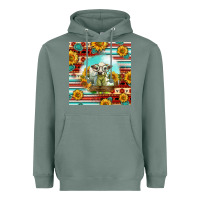 Sage Charolais Calf Gemstone Heavyweight Hoodie - LillyAllenDesigns